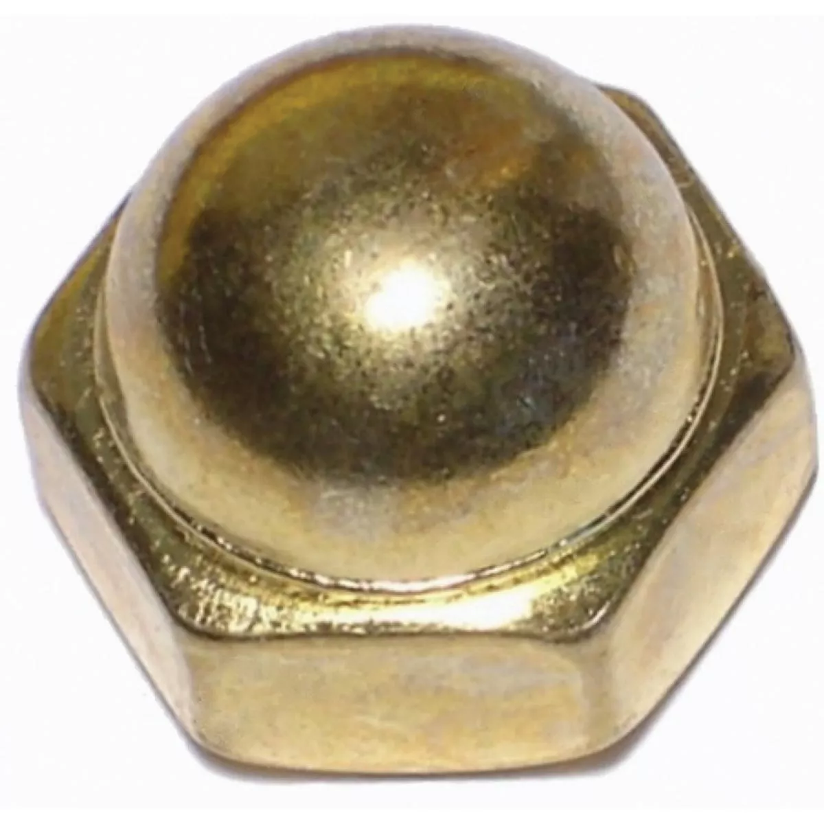 Midwest Fastener 3/8 In.-16 Solid Brass Coarse Thread Acorn Cap Nuts