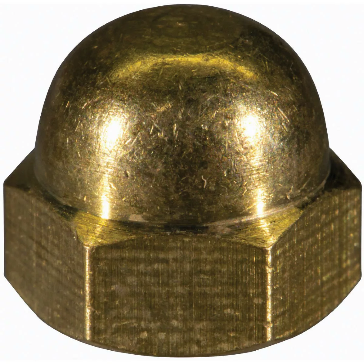Midwest Fastener #10-32 Solid Brass Fine Thread Acorn Cap Nuts (10 Ct.)