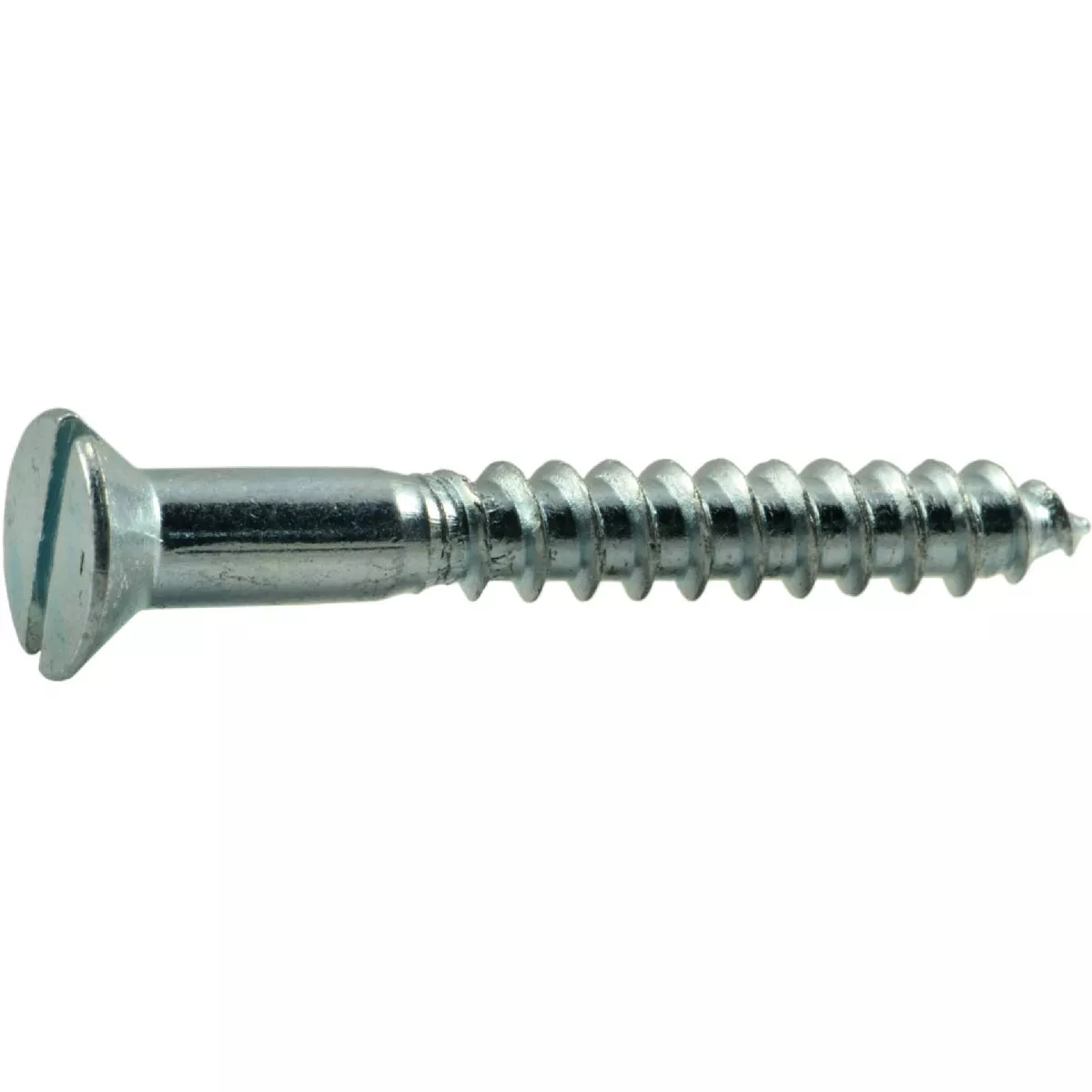 Midwest Fastener #10 x 1-1/2 In. Zinc Plated Steel Slotted Flat Head Wood Screws - photo 2