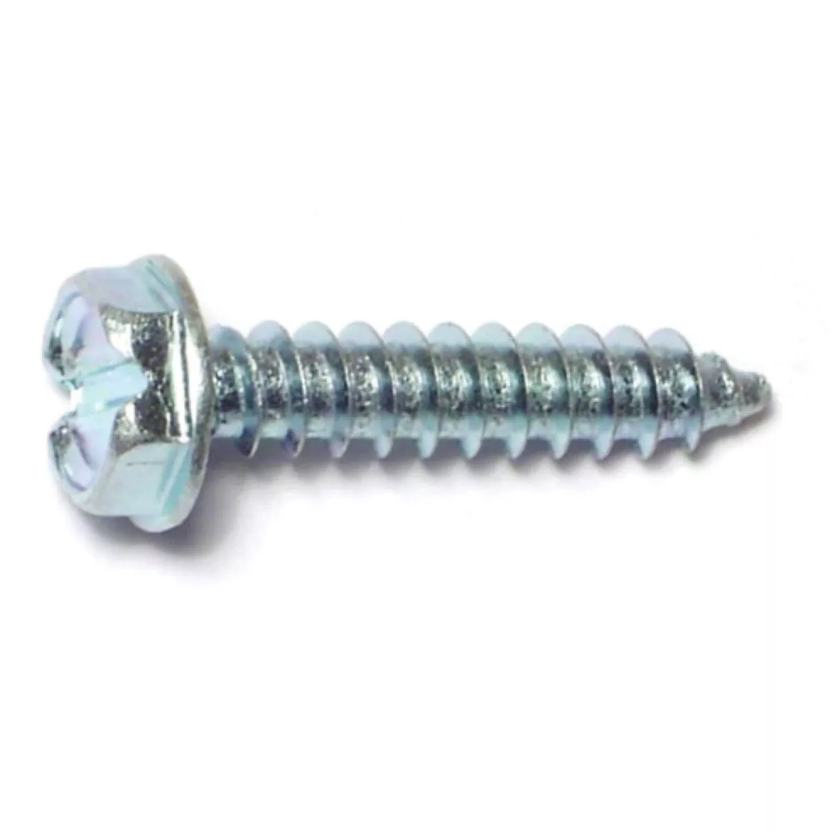 Midwest Fastener #7 x 3/4 In. Zinc Plated Steel Slotted Hex Washer Head Sheet Metal Screws