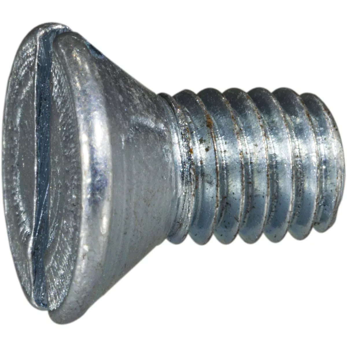 Midwest Fastener #10-32 x 3/8 In. Zinc Plated Steel Fine Thread Slotted Flat Head Machine Screws (12 Ct.)-