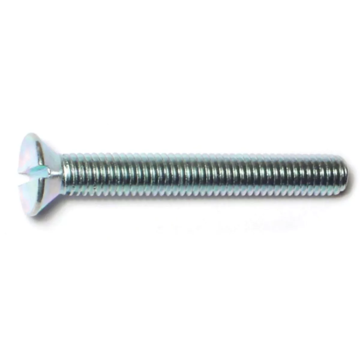 Midwest Fastener #10-32 x 1-1/2 In. Zinc Plated Steel Fine Thread Slotted Flat Head Machine Screws (10 Ct.)-