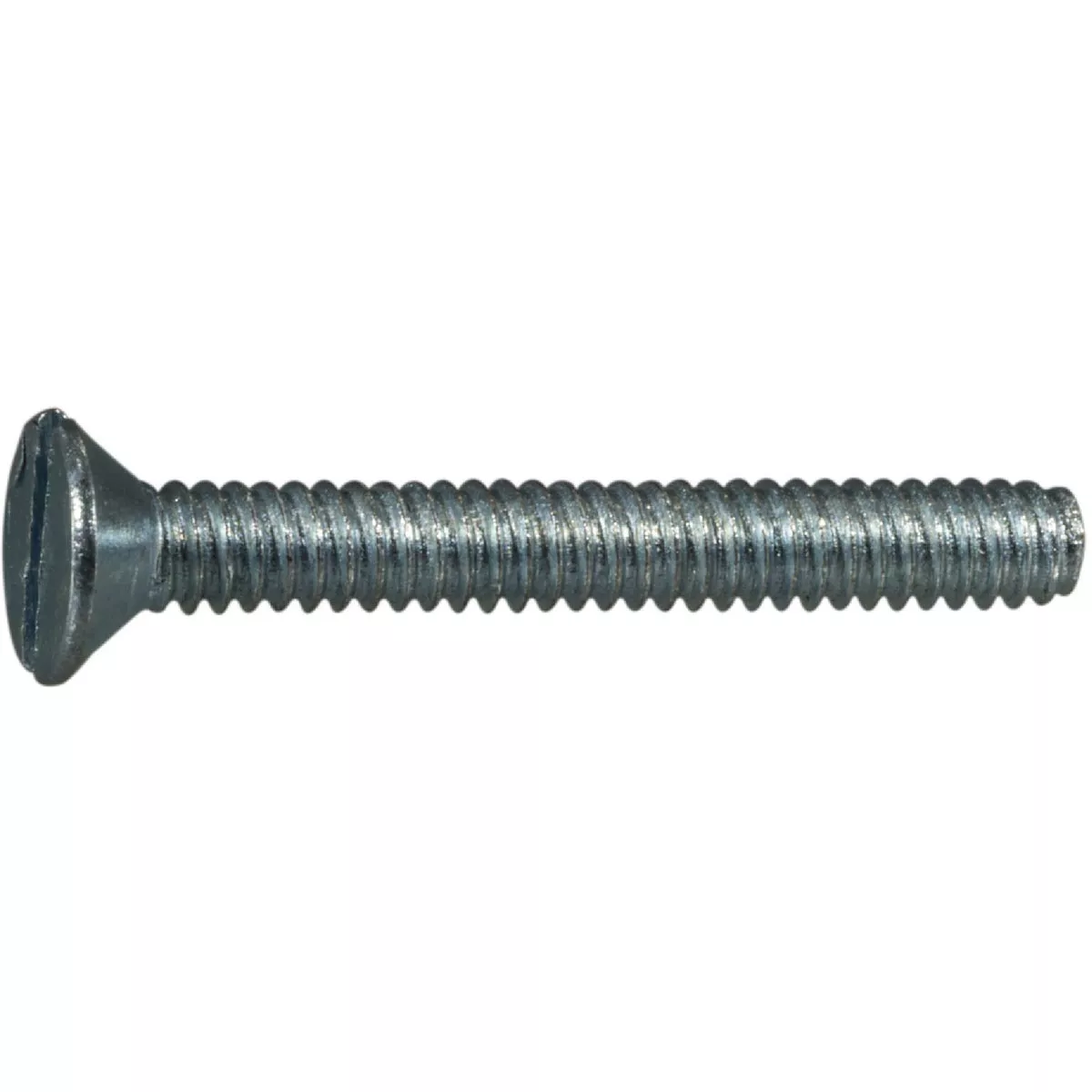 Midwest Fastener #10-24 x 1-1/2 In. Zinc Plated Steel Coarse Thread Slotted Flat Head Machine Screws (10 Ct.)-