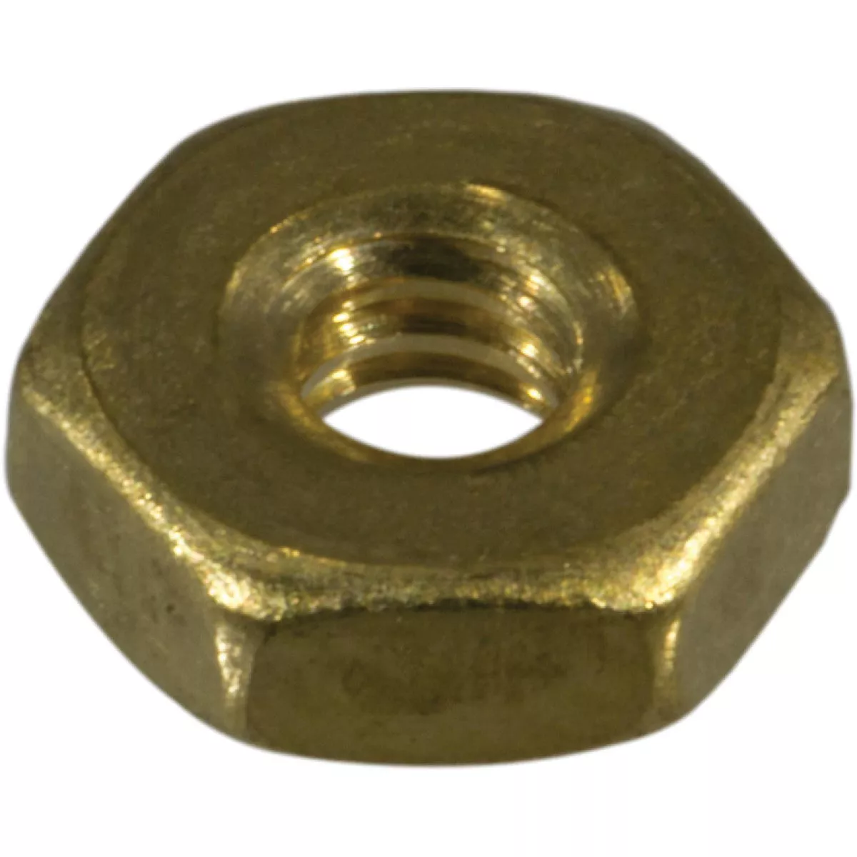 Midwest Fastener #6-32 Brass Coarse Thread Hex Machine Screw Nuts