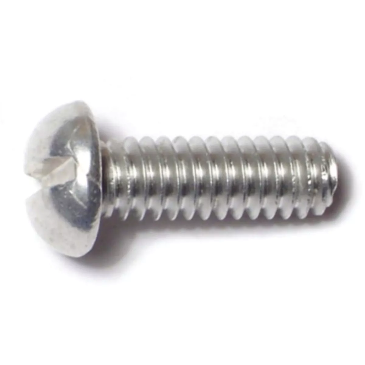 Midwest Fastener 1/4 In.-20 x 3/4 In. Aluminum Coarse Thread Slotted Round Head Machine Screws