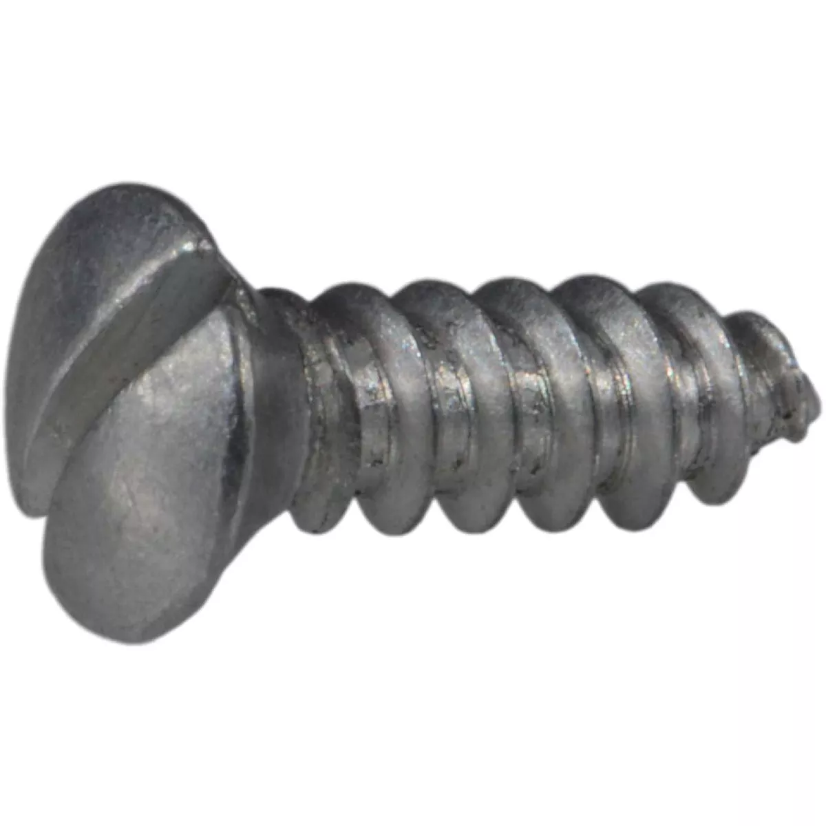 Midwest Fastener #4 x 3/8 In. Aluminum Slotted Oval Head Sheet Metal Screws (24 Ct.)-