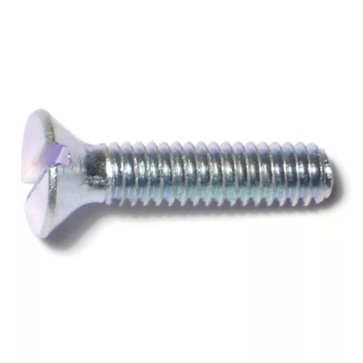 Midwest Fastener #8-32 x 3/4 In. Zinc Plated Steel Coarse Thread Slotted Flat Head Machine Screws (12 Ct.)