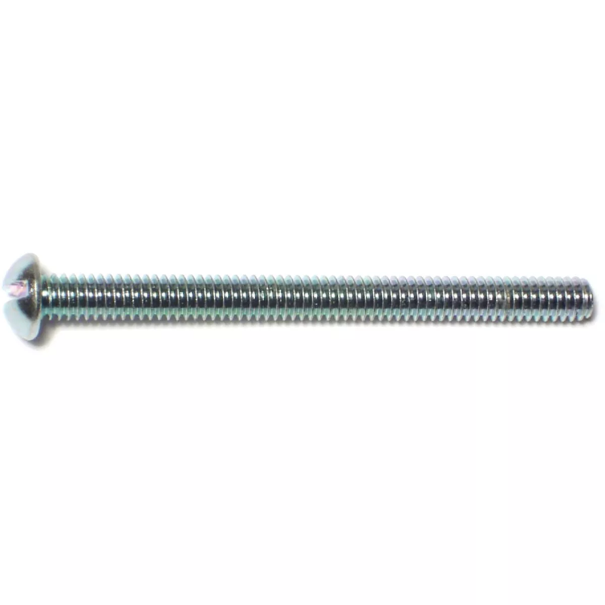 Midwest Fastener #8-32 x 2 In. Zinc Plated Steel Coarse Thread Slotted Round Head Machine Screws (12 Ct.)