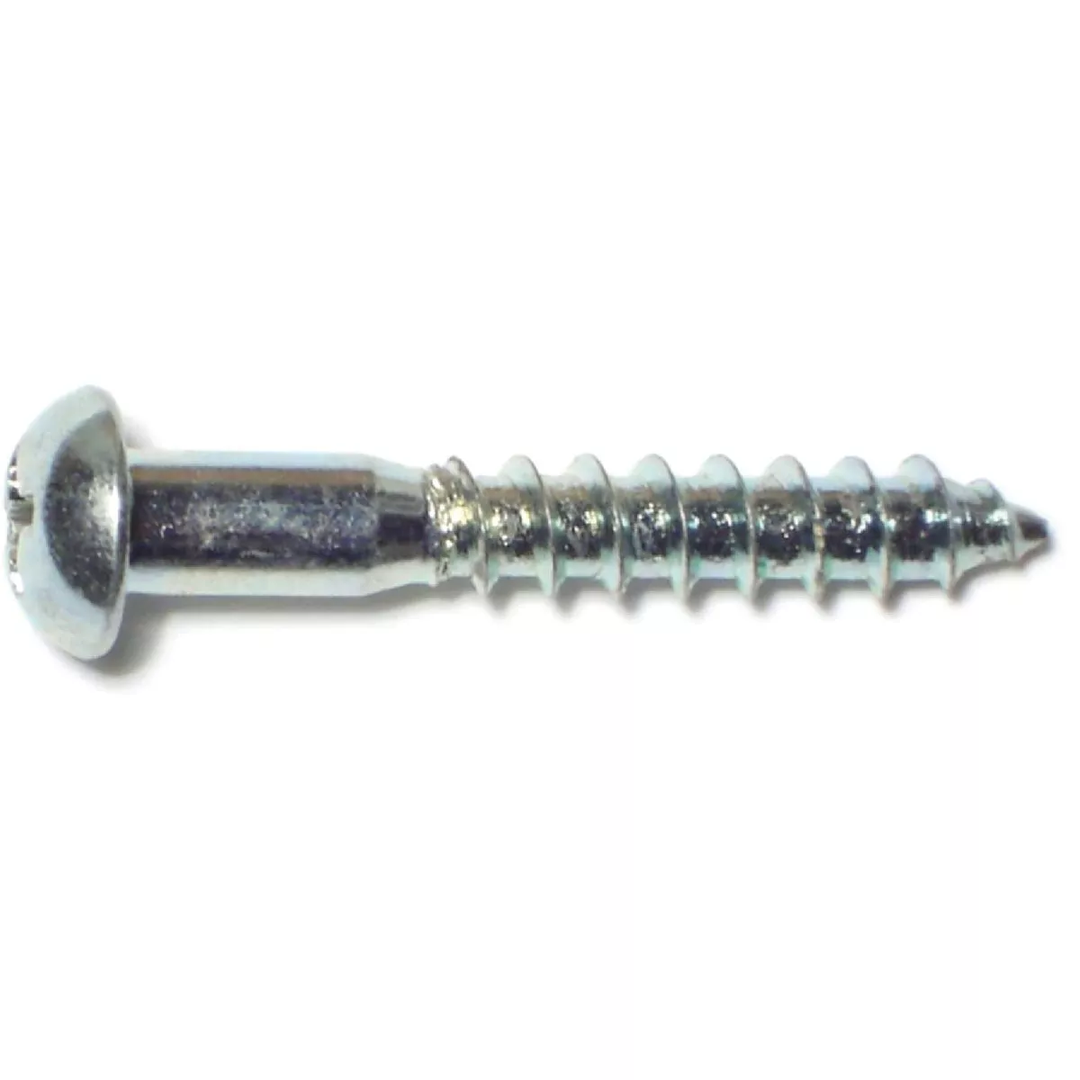Midwest Fastener #10 x 1-1/4 In. Zinc Plated Steel Phillips Round Head Wood Screws