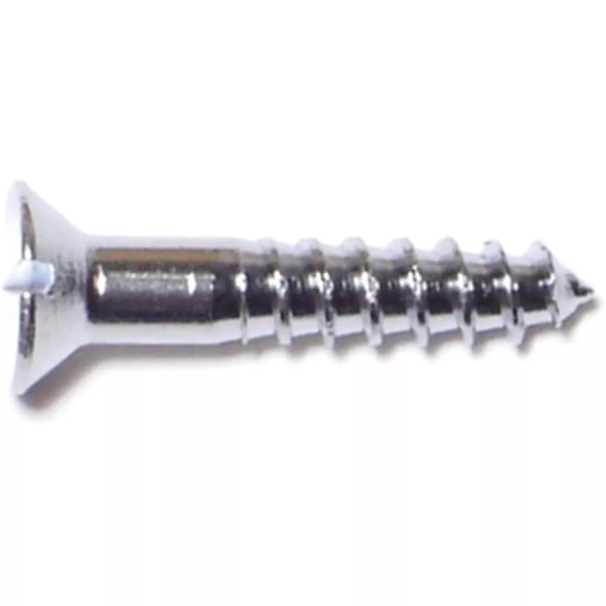 Midwest Fastener #6 x 3/4 In. Zinc Plated Steel Slotted Flat Head Wood Screws - photo 2