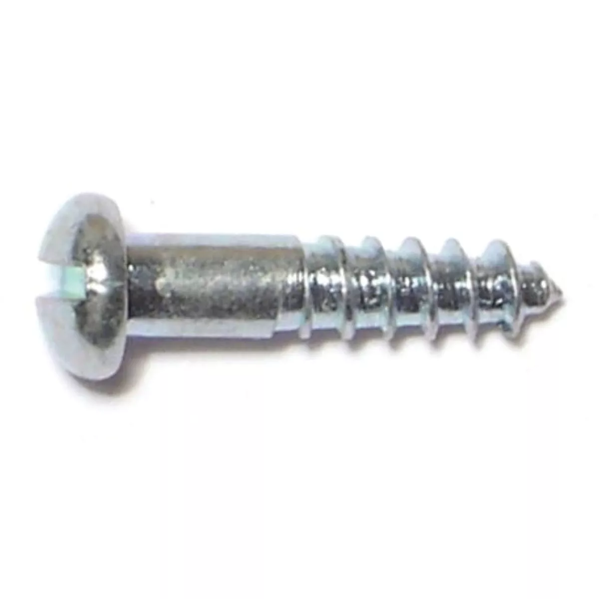 Midwest Fastener #6 x 5/8 In. Zinc Plated Steel Slotted Round Head Wood Screws