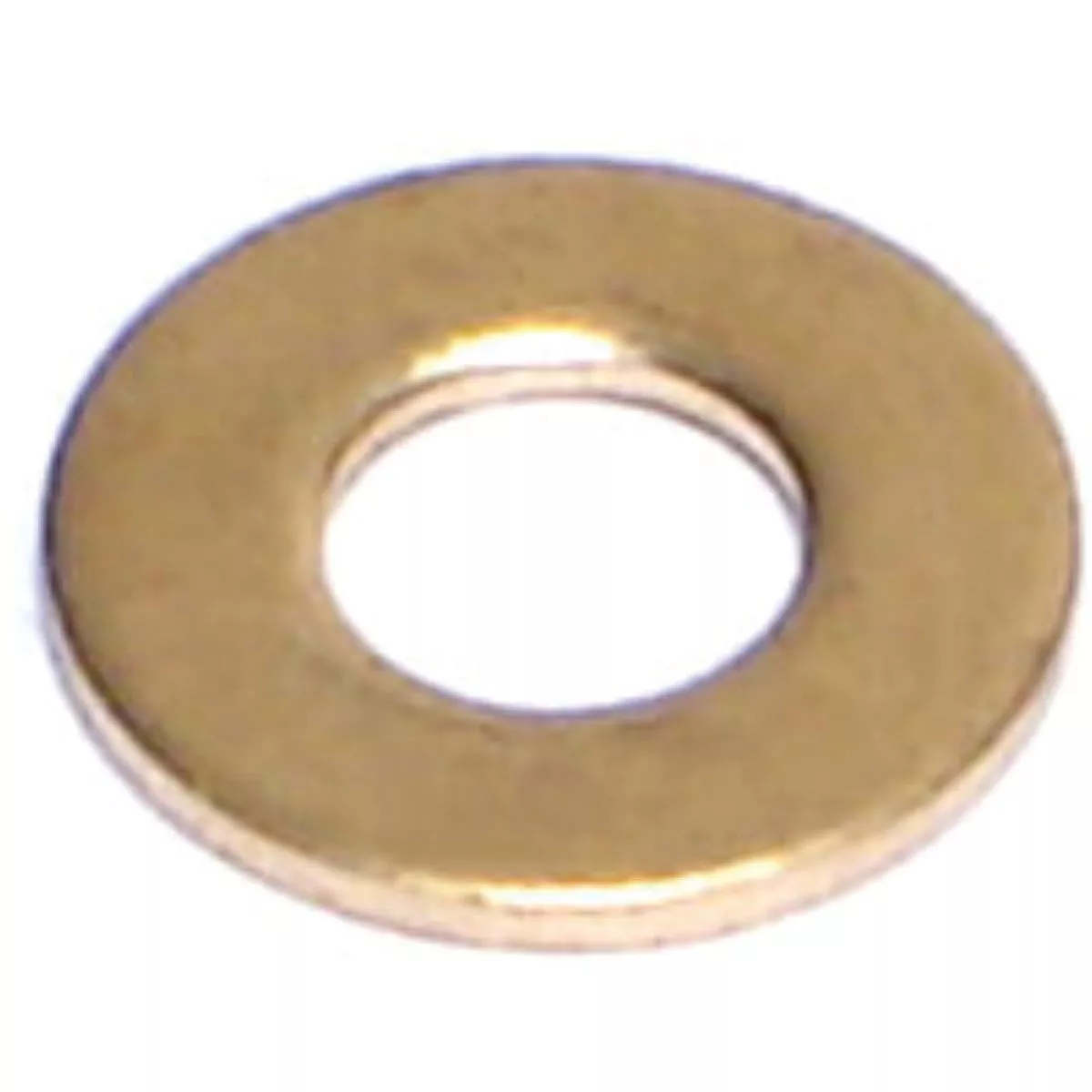 Midwest Fastener #8 x 11/64 In. x 3/8 In. Brass S Pattern Flat Washers
