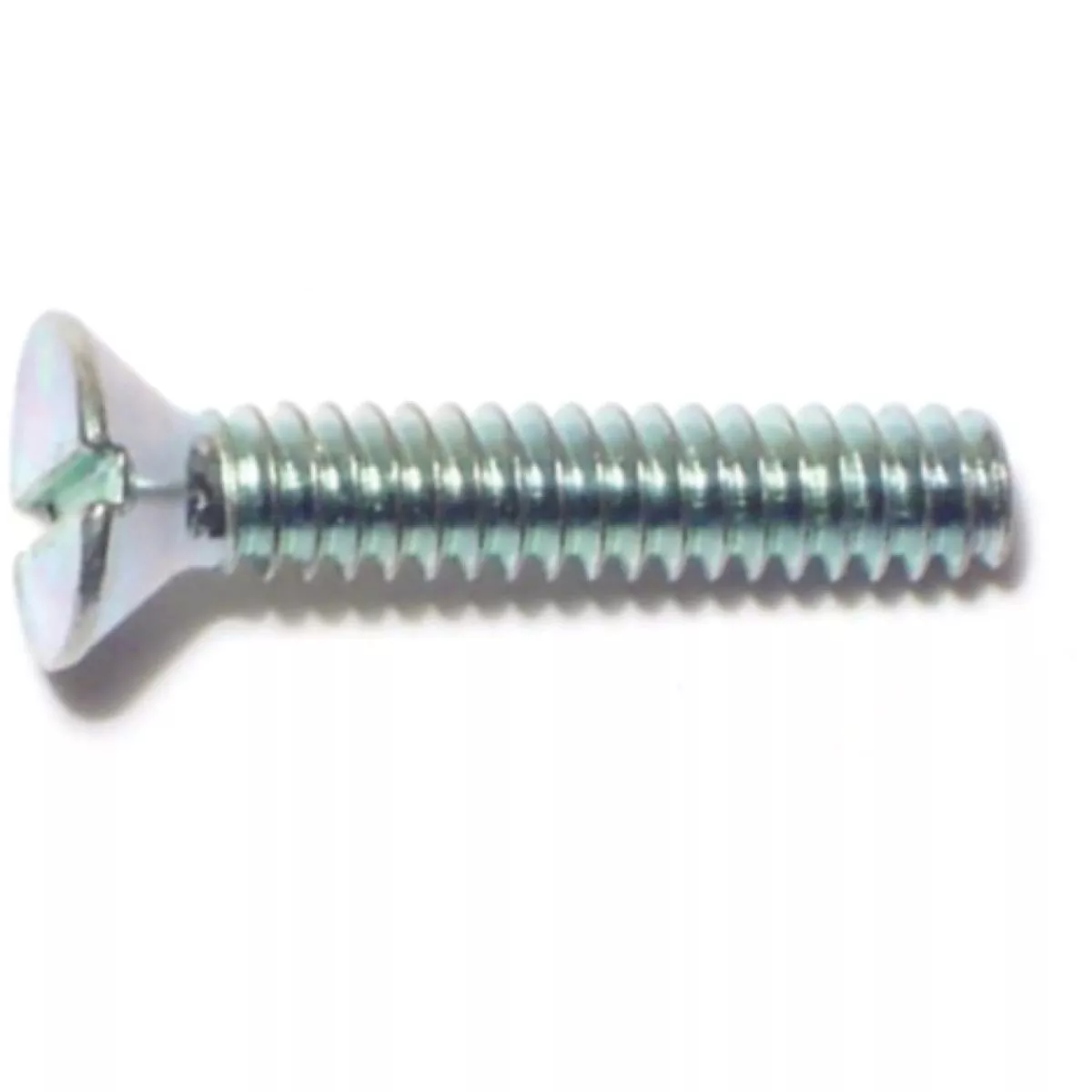 Midwest Fastener #6-32 x 3/4 In. Zinc Plated Steel Coarse Thread Slotted Flat Head Machine Screws (12 Ct.)