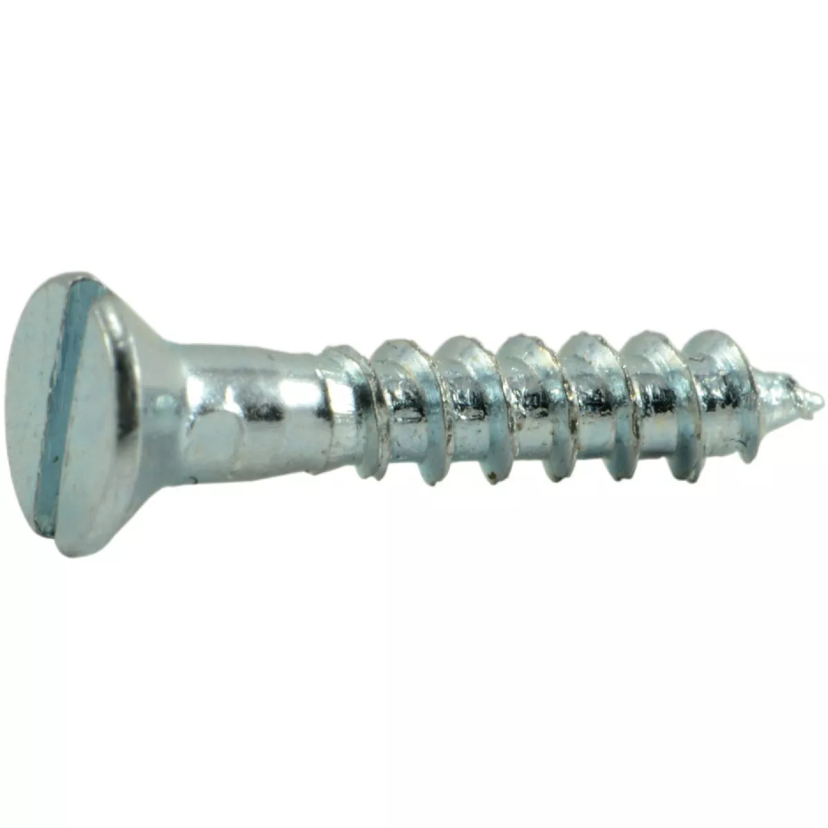 Midwest Fastener #2 x 1/2 In. Zinc Plated Steel Slotted Flat Head Wood Screws (12 Ct.)