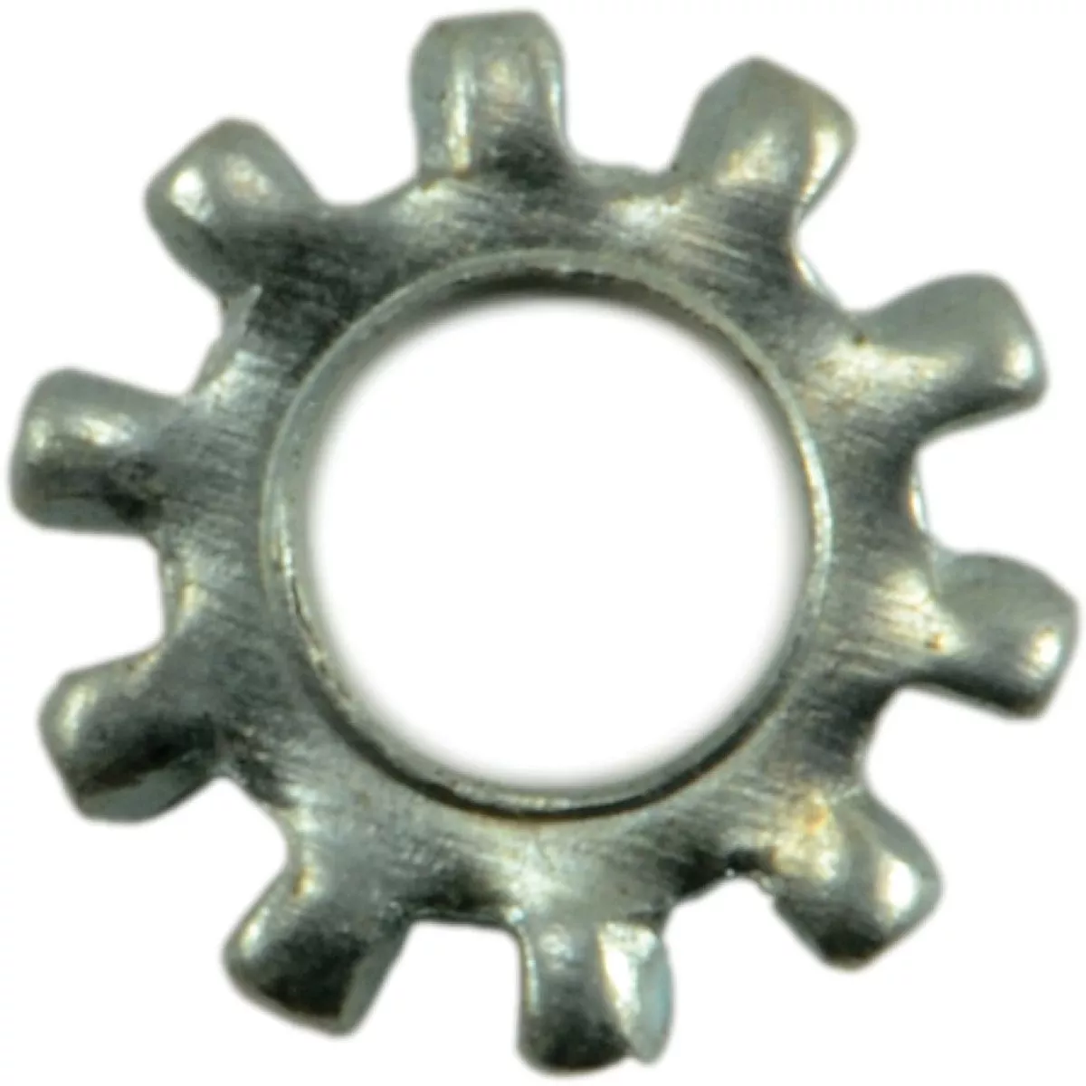 Midwest Fastener #4 x 7/64 In. x 17/64 In. Zinc Plated Grade 2 Steel External Tooth Lock Washers (12 Ct.)