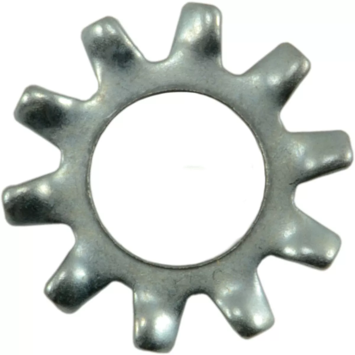 Midwest Fastener #10 x 3/16 In. x 13/32 In. Zinc Plated Grade 2 Steel External Tooth Lock Washers (12 Ct.) - photo 2