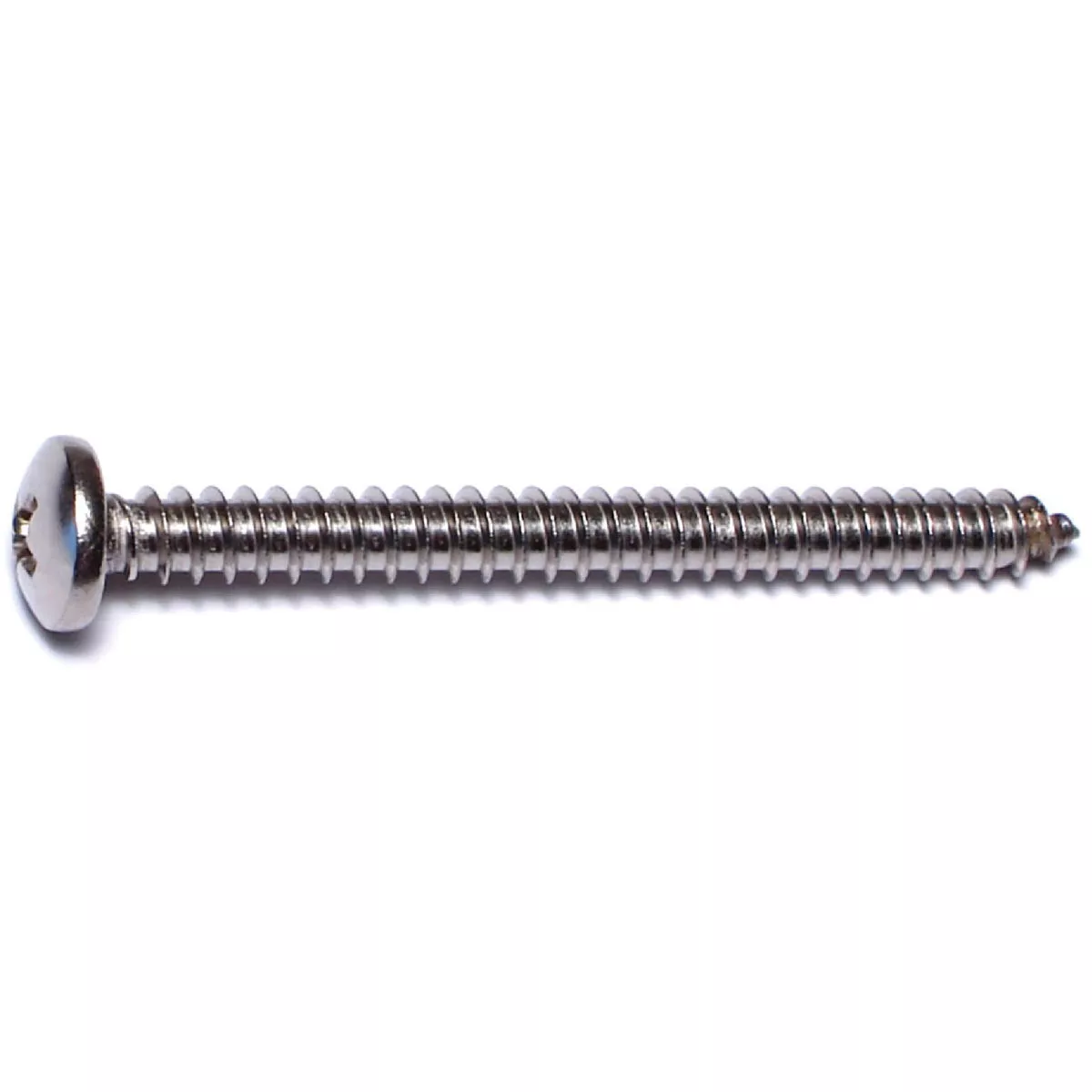Midwest Fastener #10 x 2 In. 18-8 Stainless Steel Slotted Pan Head Sheet Metal Screws (12 Ct.)- - photo 2