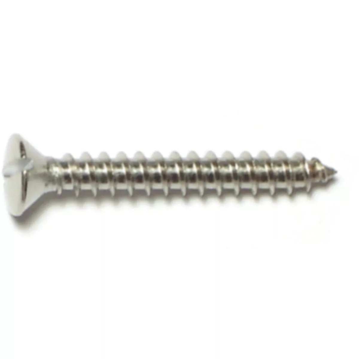Midwest Fastener #8 x 1-1/4 In. 18-8 Stainless Steel Slotted Oval Head Sheet Metal Screws (10 Ct.)