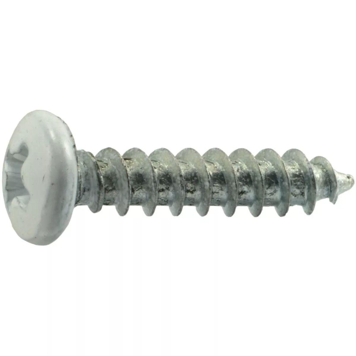Midwest Fastener #8 x 3/4 In. White Painted Steel Phillips Pan Head Sheet Metal Screws