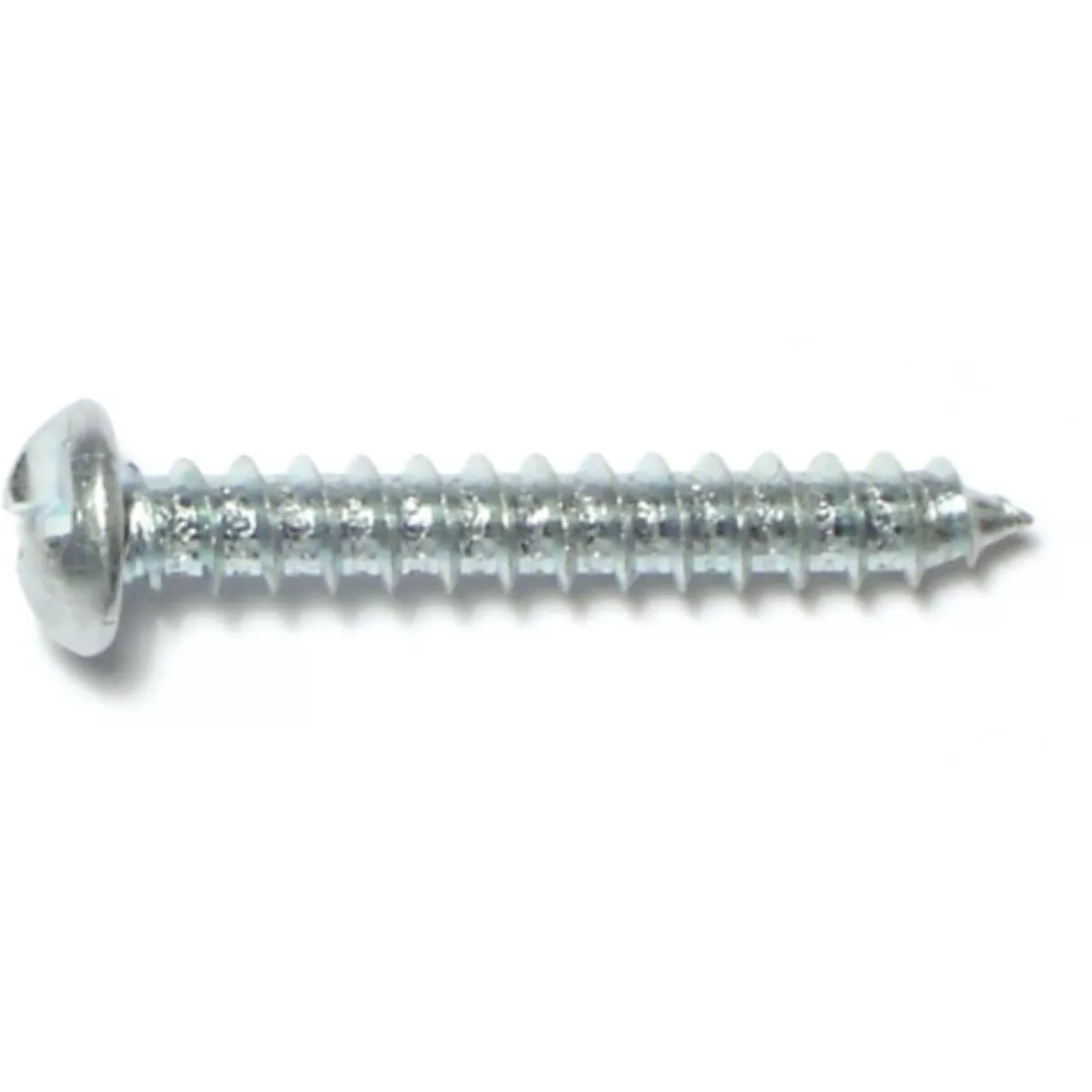Midwest Fastener #12 x 1-1/2 In. Zinc Plated Steel One-Way Slotted Pan Head Sheet Metal Screws