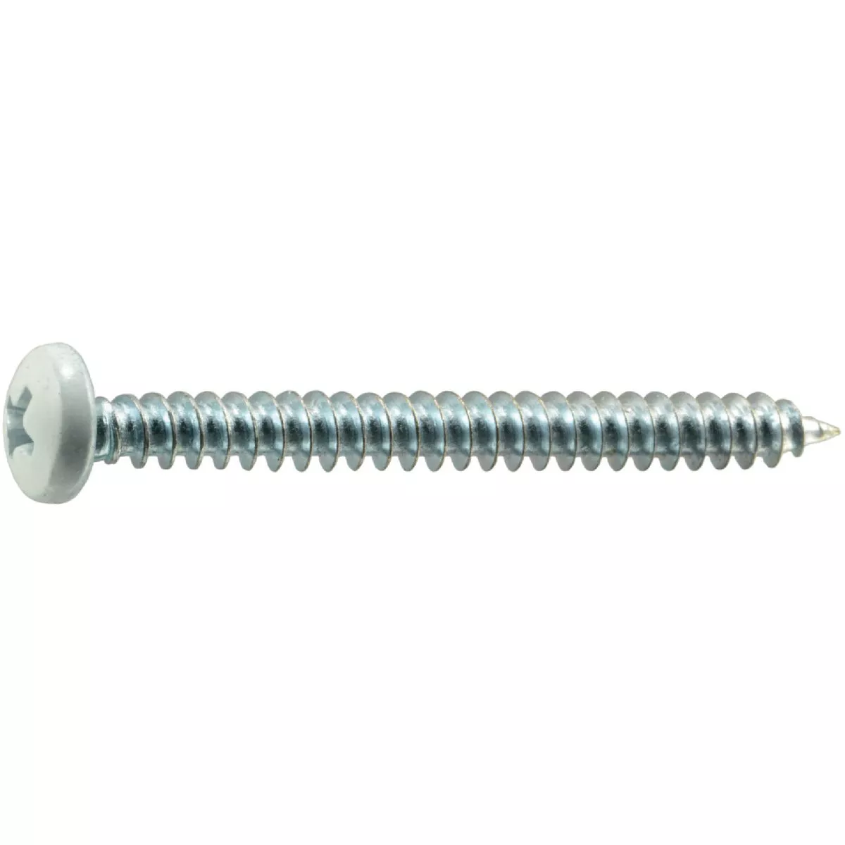 Midwest Fastener #10 x 2 In. White Painted Steel Phillips Pan Head Sheet Metal Screws (10 Ct.)