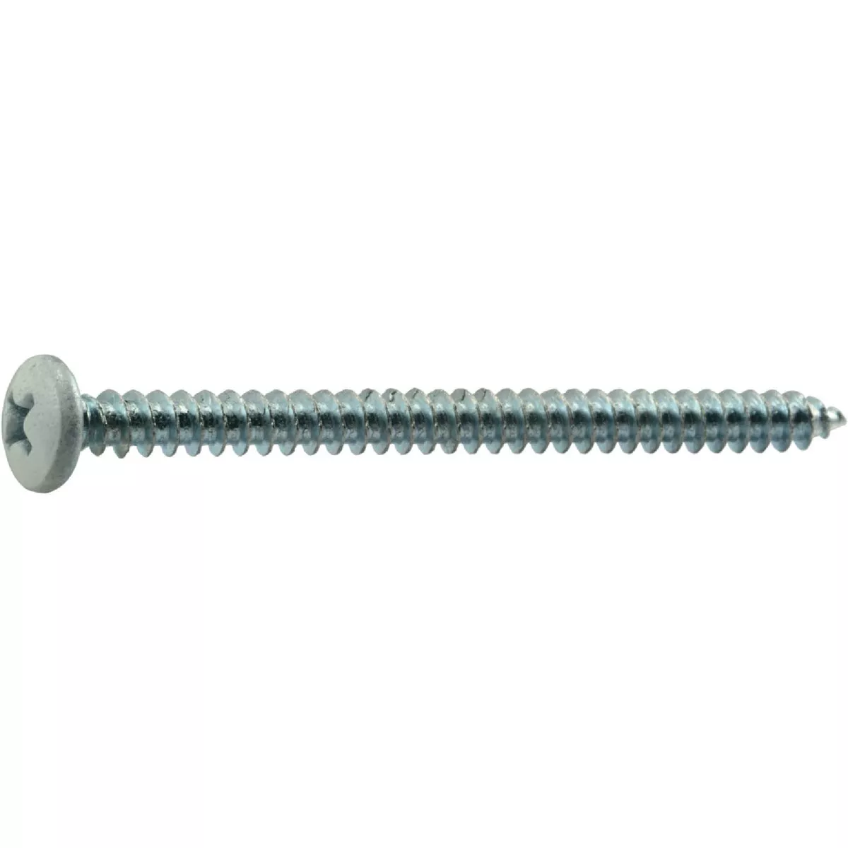 Midwest Fastener #10 x 2-1/2 In. White Painted Steel Phillips Pan Head Sheet Metal Screws