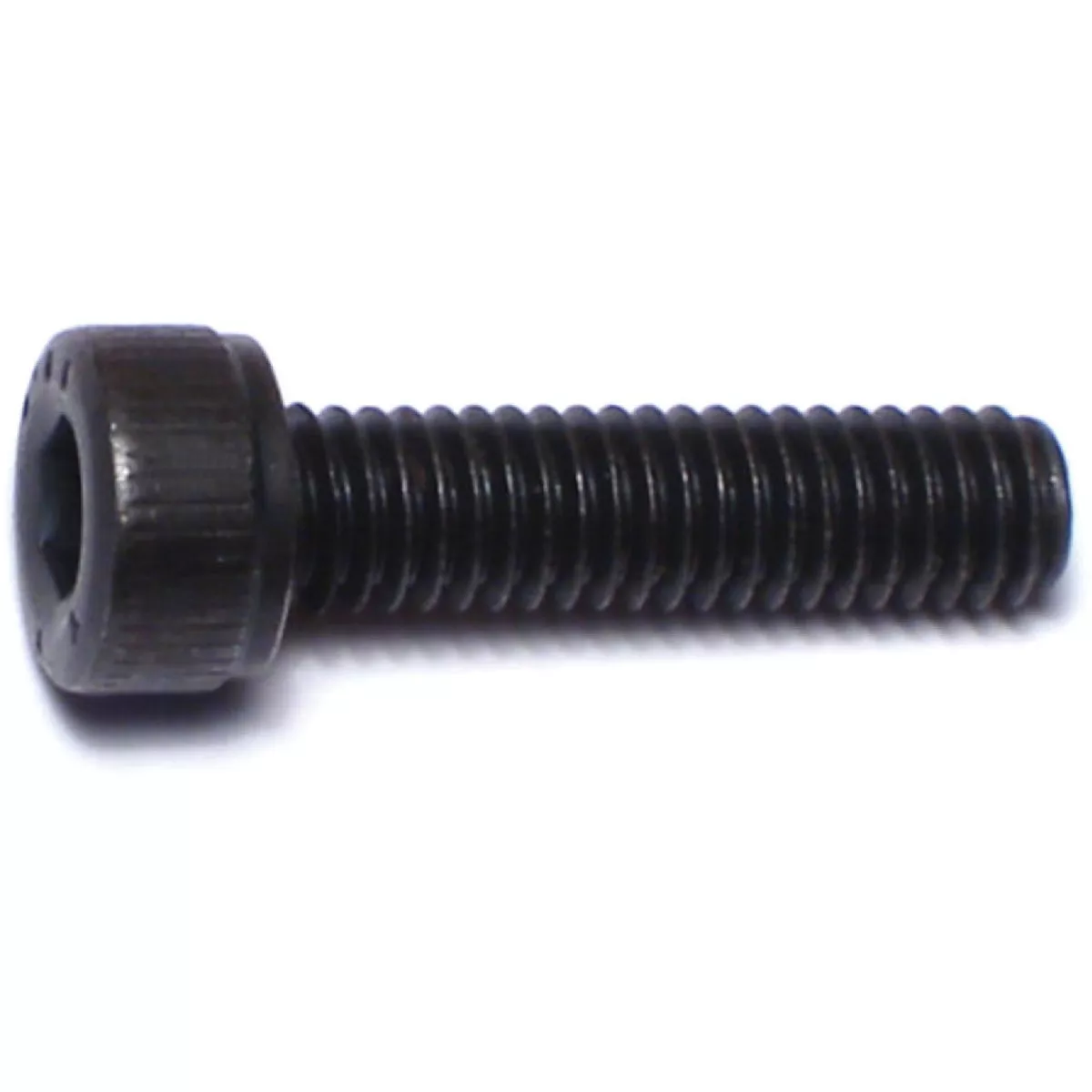 Midwest Fastener 4mm-0.7 x 16mm Black Oxide Class 12.9 Steel Coarse Thread Knurled Head Hex Socket Cap Screws (8 Ct.)