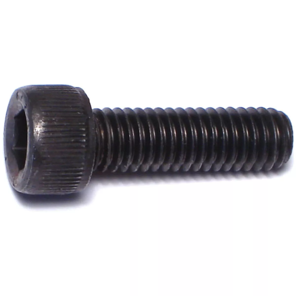 Midwest Fastener 6mm-1.0 x 20mm Black Oxide Class 12.9 Steel Coarse Thread Knurled Head Hex Socket Cap Screws (8 Ct.)-