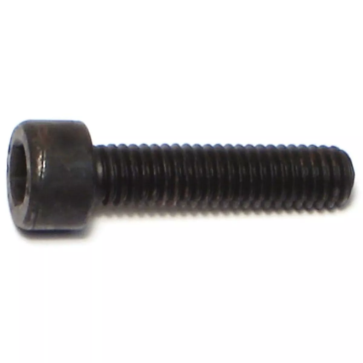 Midwest Fastener 6mm-1.0 x 25mm Black Oxide Class 12.9 Steel Coarse Thread Knurled Head Hex Socket Cap Screws (8 Ct.)