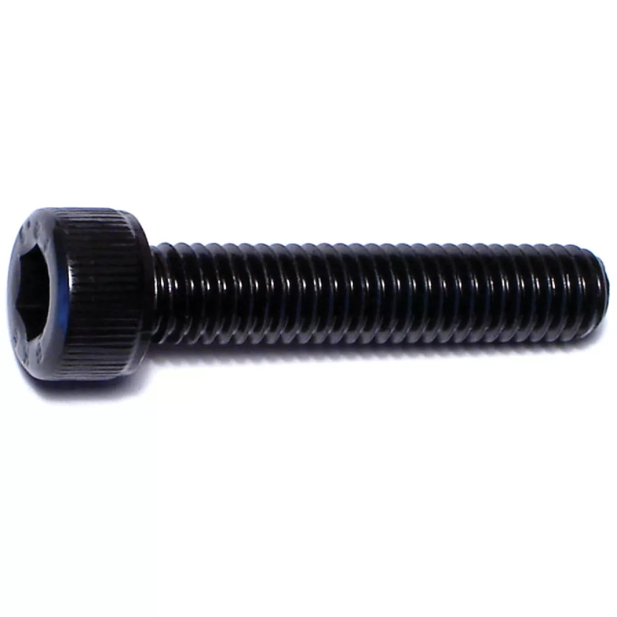 Midwest Fastener 6mm-1.0 x 30mm Black Oxide Class 12.9 Steel Coarse Thread Knurled Head Hex Socket Cap Screws (8 Ct.)-