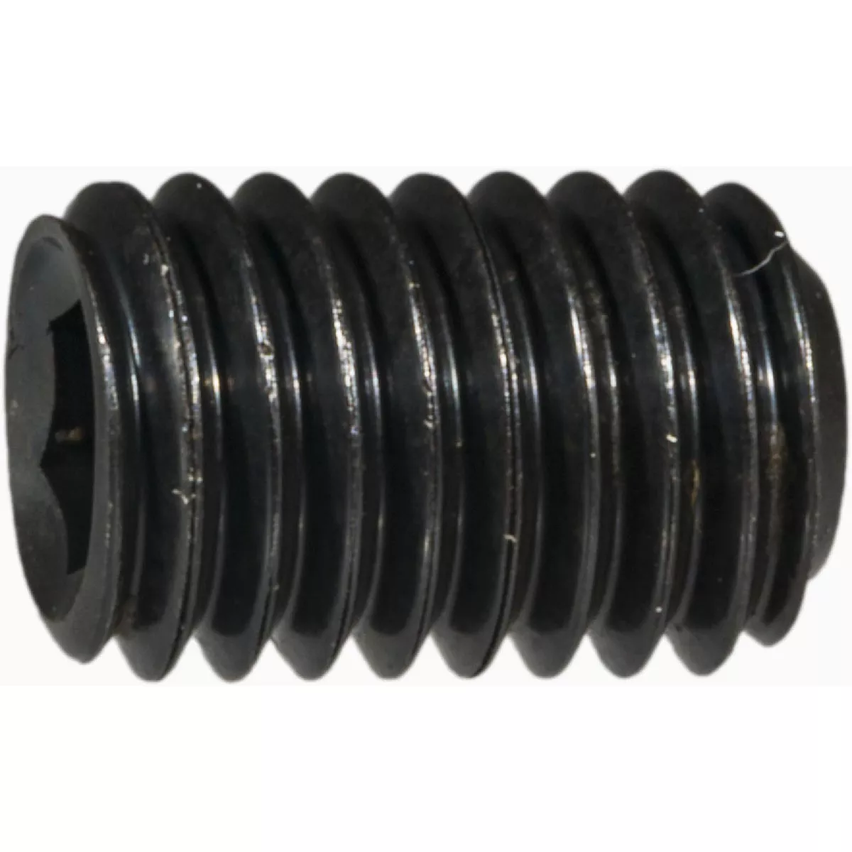 Midwest Fastener 8mm-1.25 x 12mm Plain Class 14.9 Steel Coarse Thread Cup Point Hex Socket Headless Set Screws (8 Ct.)-