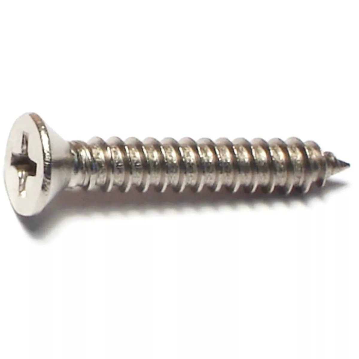 Midwest Fastener #8 x 1 In. 18-8 Stainless Steel Phillips Flat Head Sheet Metal Screws