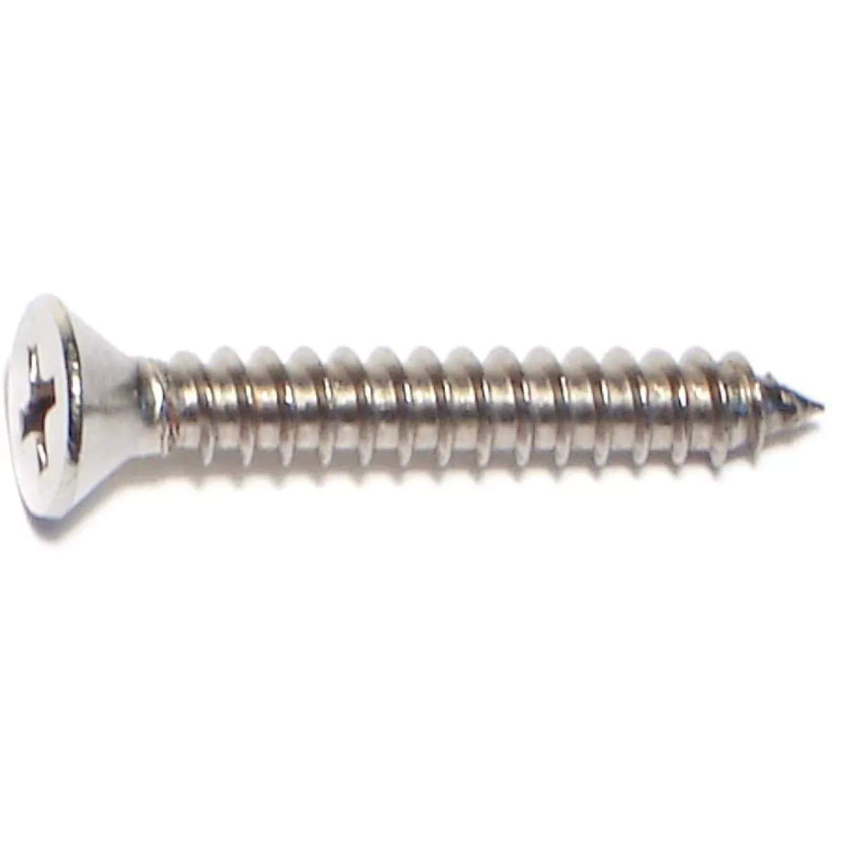Midwest Fastener #10 x 1-1/4 In. 18-8 Stainless Steel Phillips Flat Head Sheet Metal Screws (10 Ct.)-