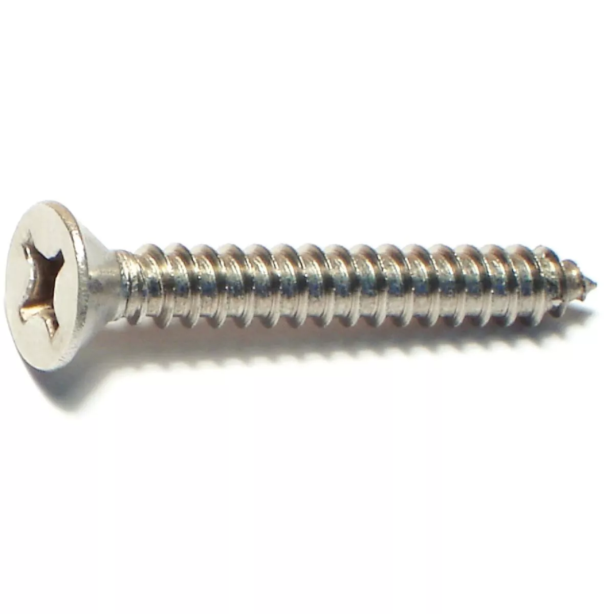 Midwest Fastener #12 x 1-1/2 In. 18-8 Stainless Steel Phillips Flat Head Sheet Metal Screws (10 Ct.)
