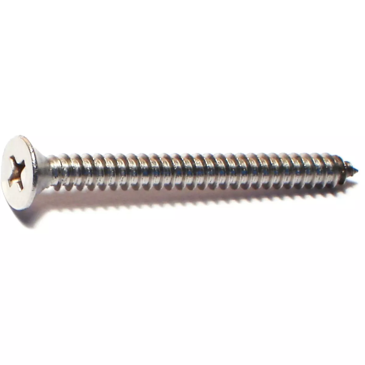 Midwest Fastener #10 x 2 In. 18-8 Stainless Steel Phillips Flat Head Sheet Metal Screws (10 Ct.)-