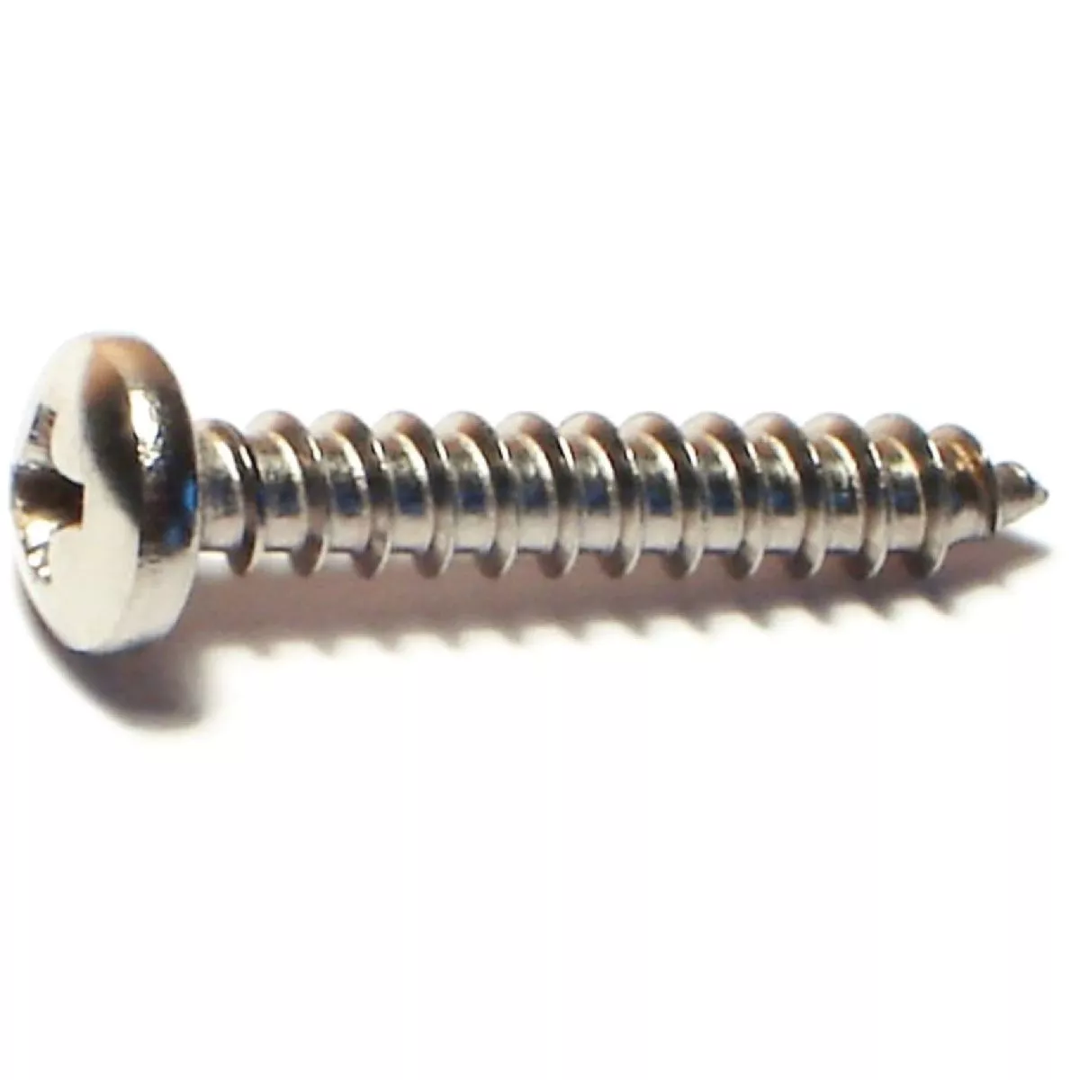 Midwest Fastener #8 x 1 In. 18-8 Stainless Steel Phillips Pan Head Sheet Metal Screws
