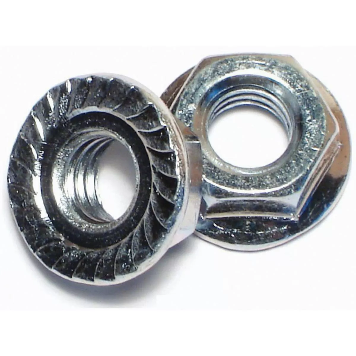 Midwest Fastener 5/16 In.-18 Zinc Plated Case Hardened Steel Coarse Thread Hex Flange Nuts (16 Ct.)