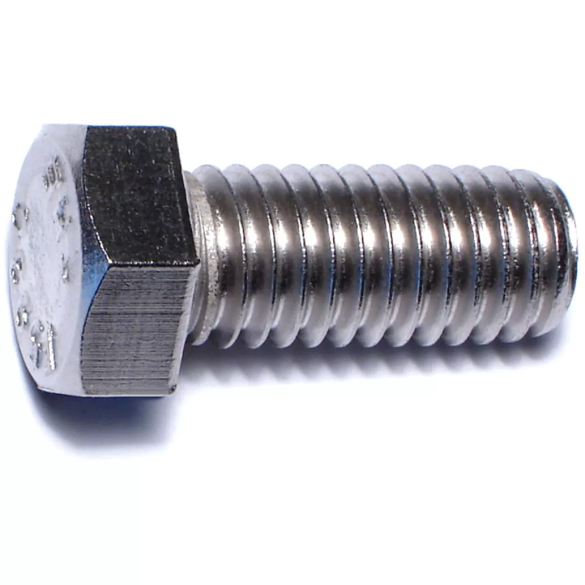 Midwest Fastener 7/16 In.-14 x 1 In. 18-8 Stainless Steel Coarse Thread Hex Cap Screws (10 Ct.)-