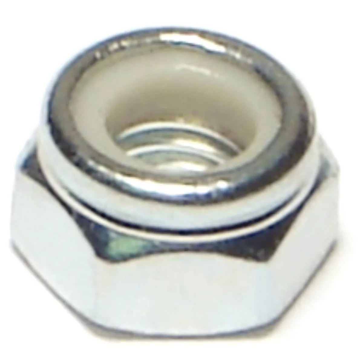 Midwest Fastener 5mm-0.8 Zinc Plated Class 8 Steel Coarse Thread Nylon Insert Lock Nuts (12 Ct.)-