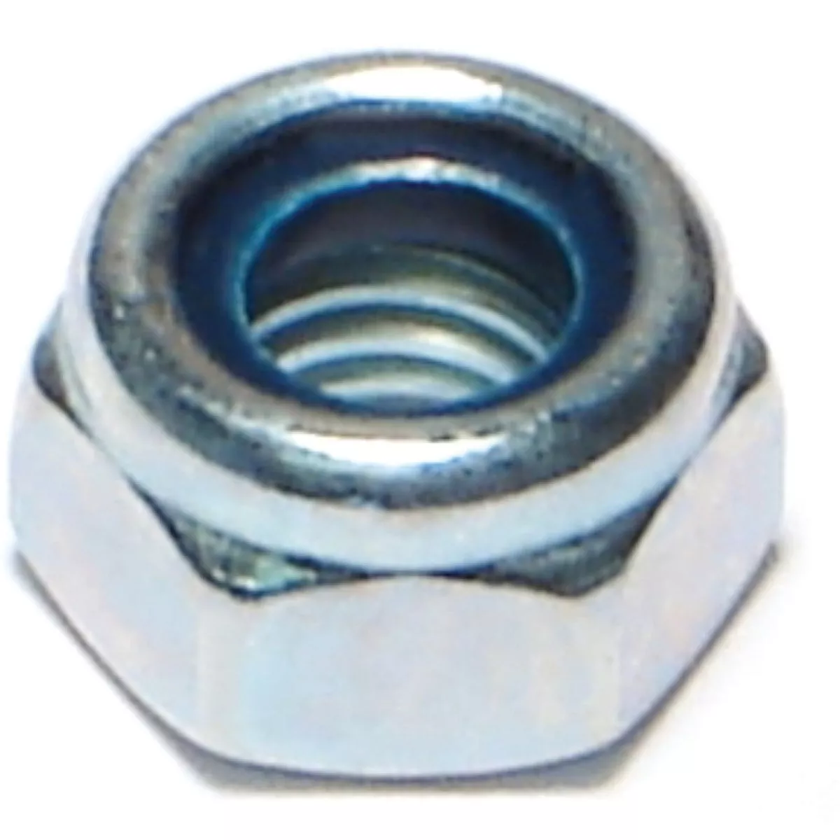 Midwest Fastener 6mm-1.0 Zinc Plated Class 8 Steel Coarse Thread Nylon Insert Lock Nuts (12 Ct.)-