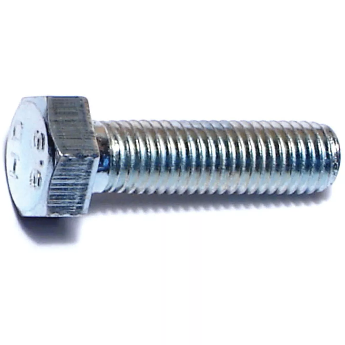 Midwest Fastener 7mm-1.0 x 25mm Zinc Plated Class 8.8 Steel Coarse Thread Hex Cap Screws (12 Ct.)-