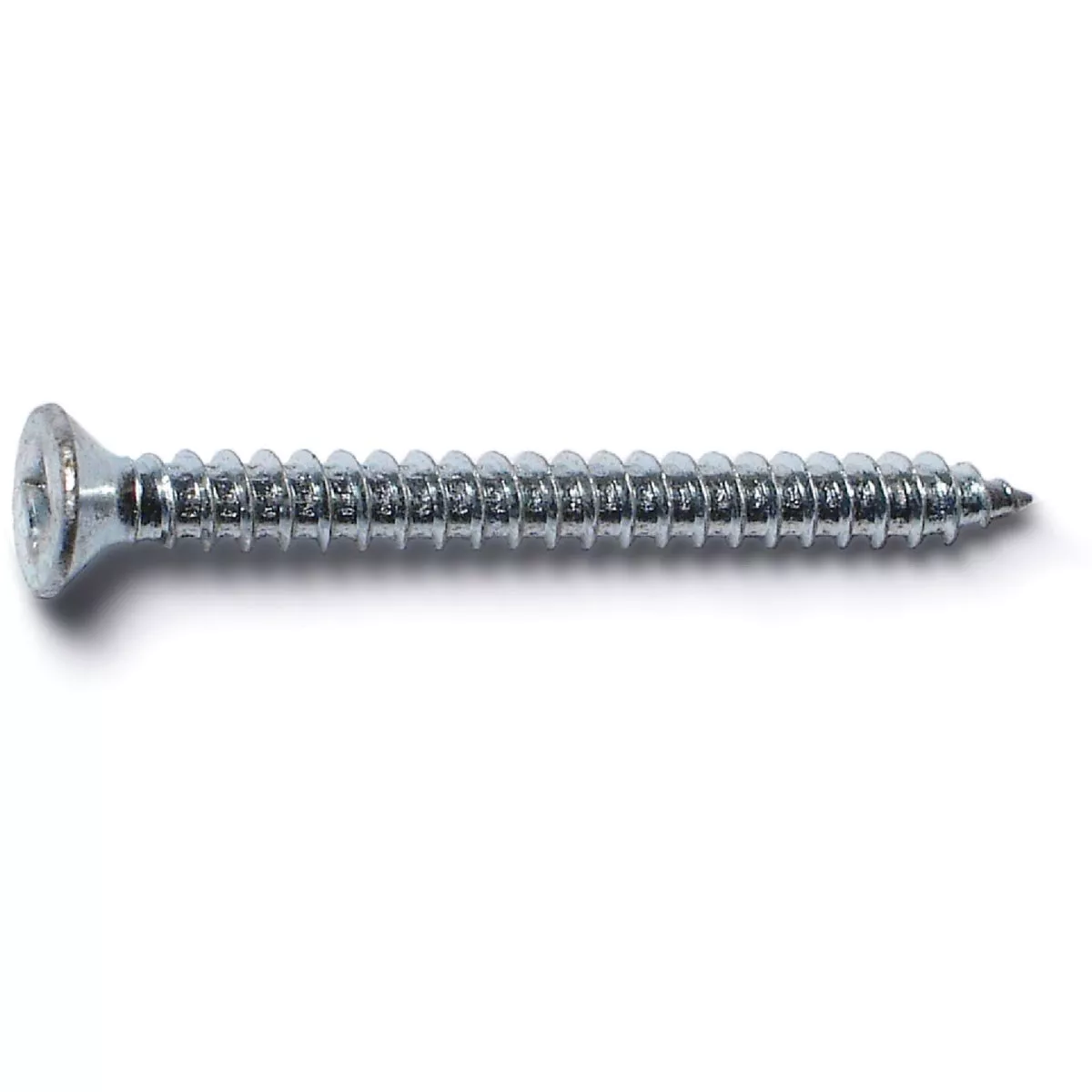 Midwest Fastener #6 x 1-1/2 In. Zinc Plated Steel Square Drive Flat Head Sheet Metal Screws (12 Ct.)-