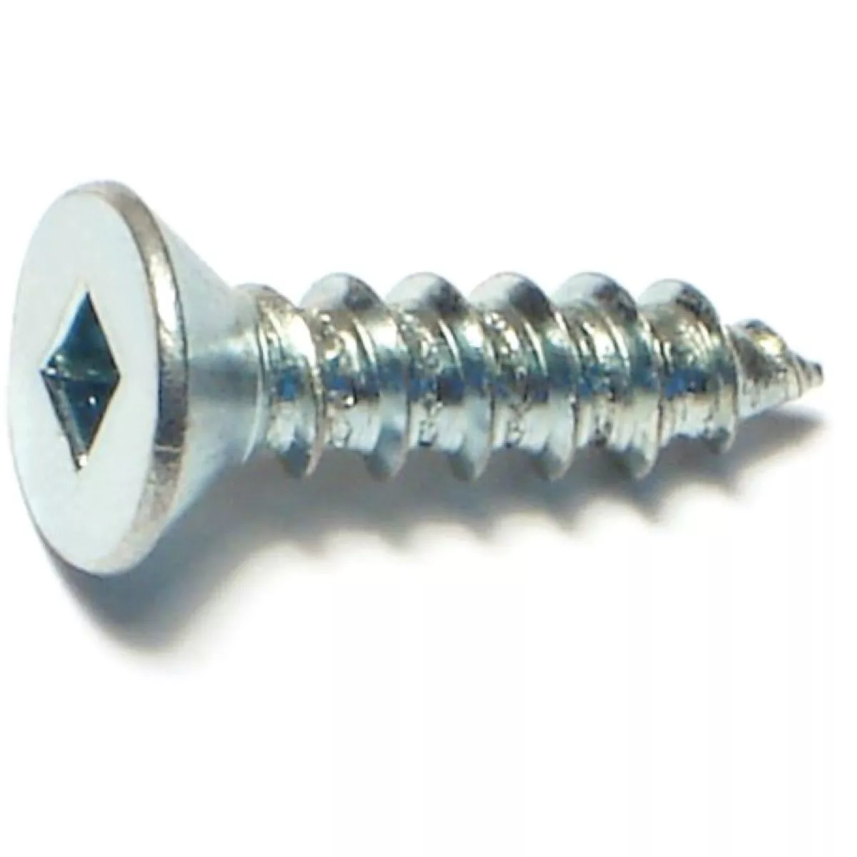 Midwest Fastener #10 x 3/4 In. Zinc Plated Steel Square Drive Flat Head Sheet Metal Screws (12 Ct.)-
