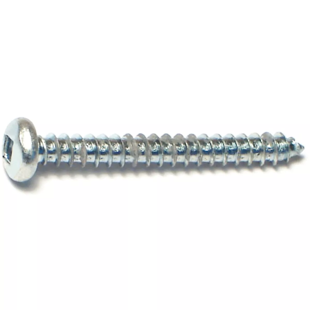 Midwest Fastener #6 x 1-1/4 In. Zinc Plated Steel Square Drive Pan Head Sheet Metal Screws (12 Ct.) - photo 2