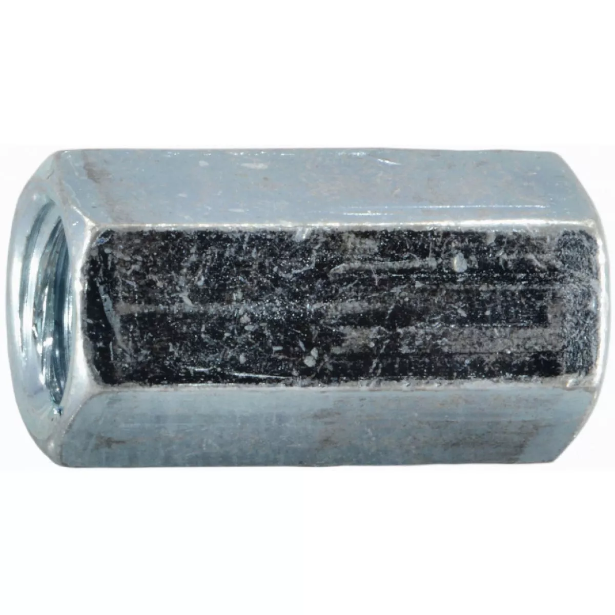 Midwest Fastener 3/8 In.-16 to 1/4 In.-20 x 1-1/8 In. Zinc Plated Steel Coarse Thread Coupling Nuts (8 Ct.)
