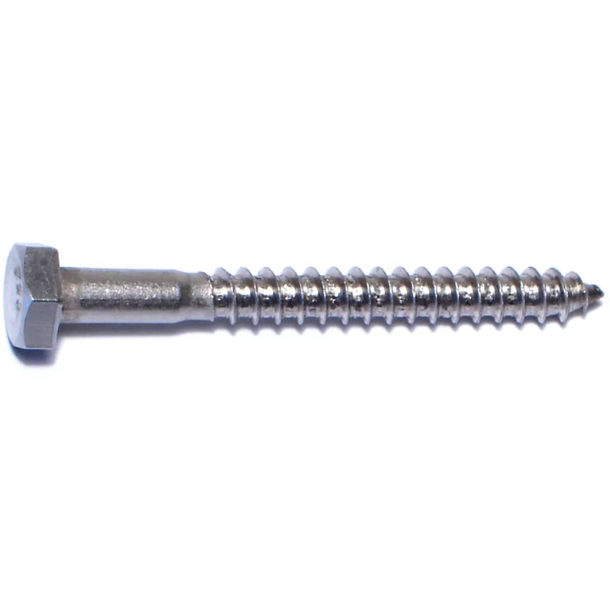 Midwest Fastener 1/4 In. x 2-1/2 In. 18-8 Stainless Steel Hex Head Lag Screws (6 Ct.)