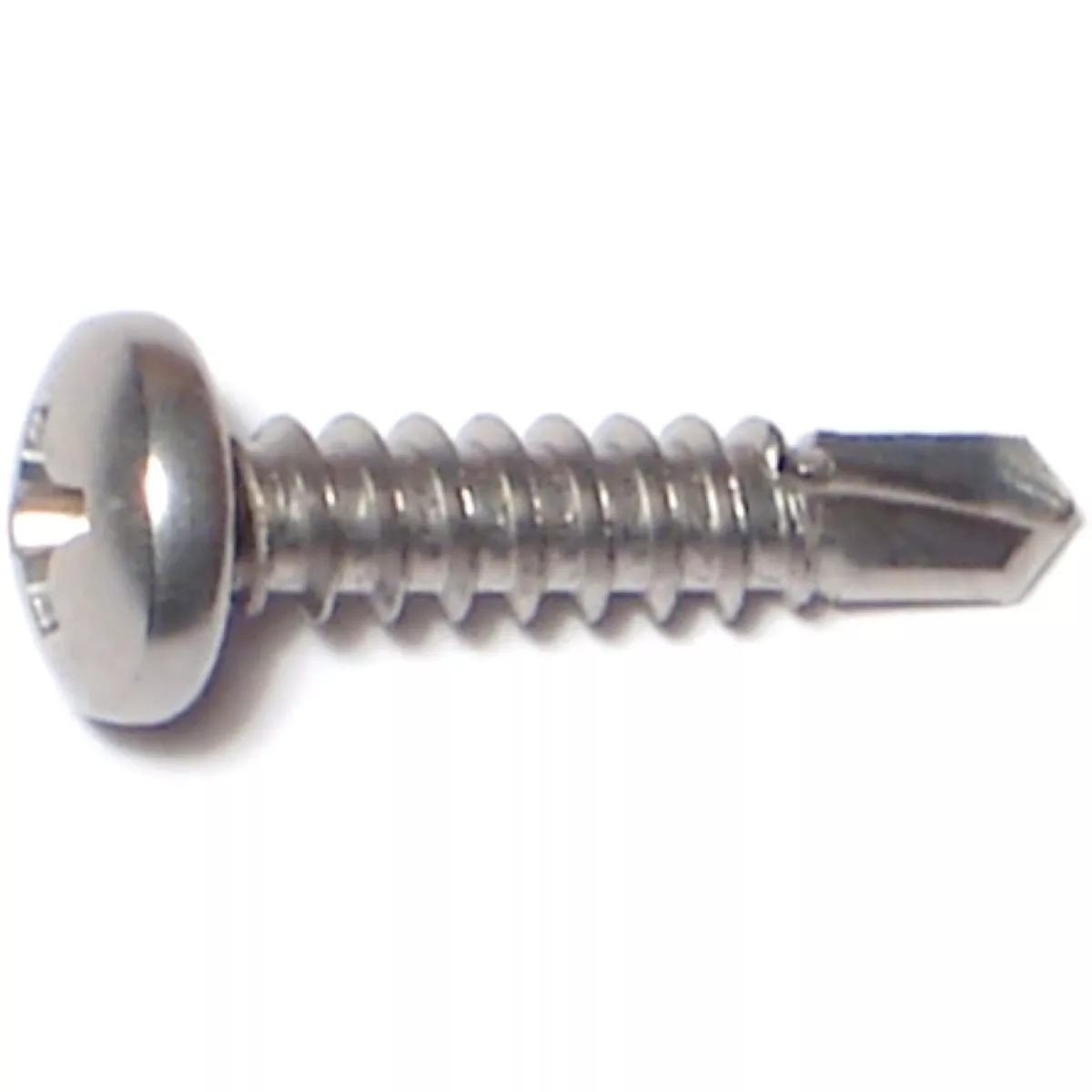 Midwest Fastener #8-18 x 3/4 In. 410 Stainless Steel Phillips Pan Head Self-Drilling Screws (16 Ct.)