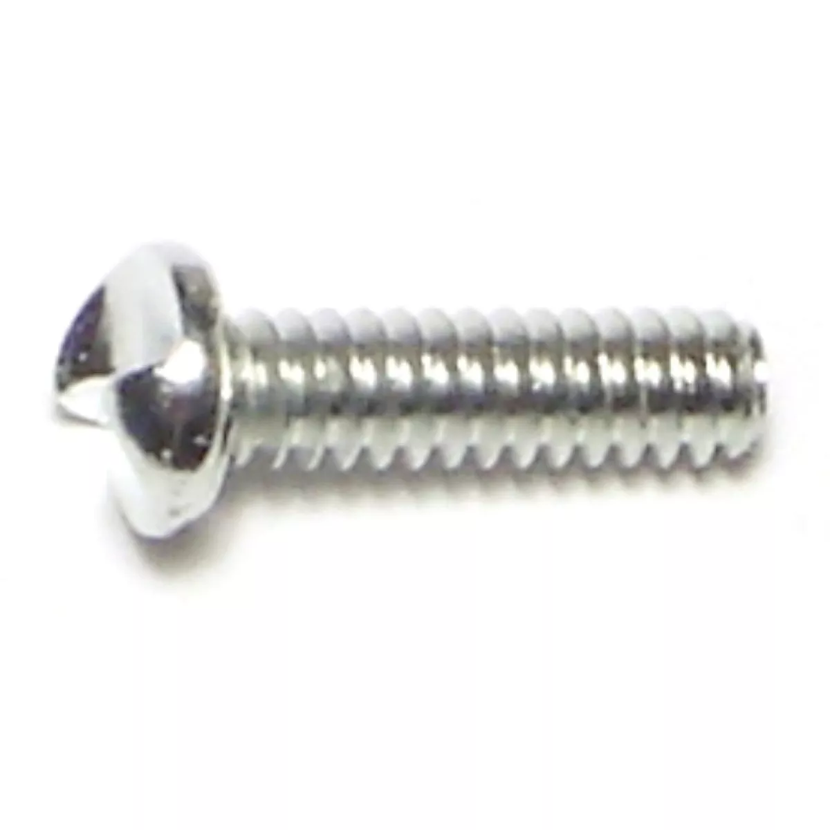 Midwest Fastener #6-32 x 1/2 In. Zinc Plated Steel Coarse Thread Slotted One-Way Round Head Screws