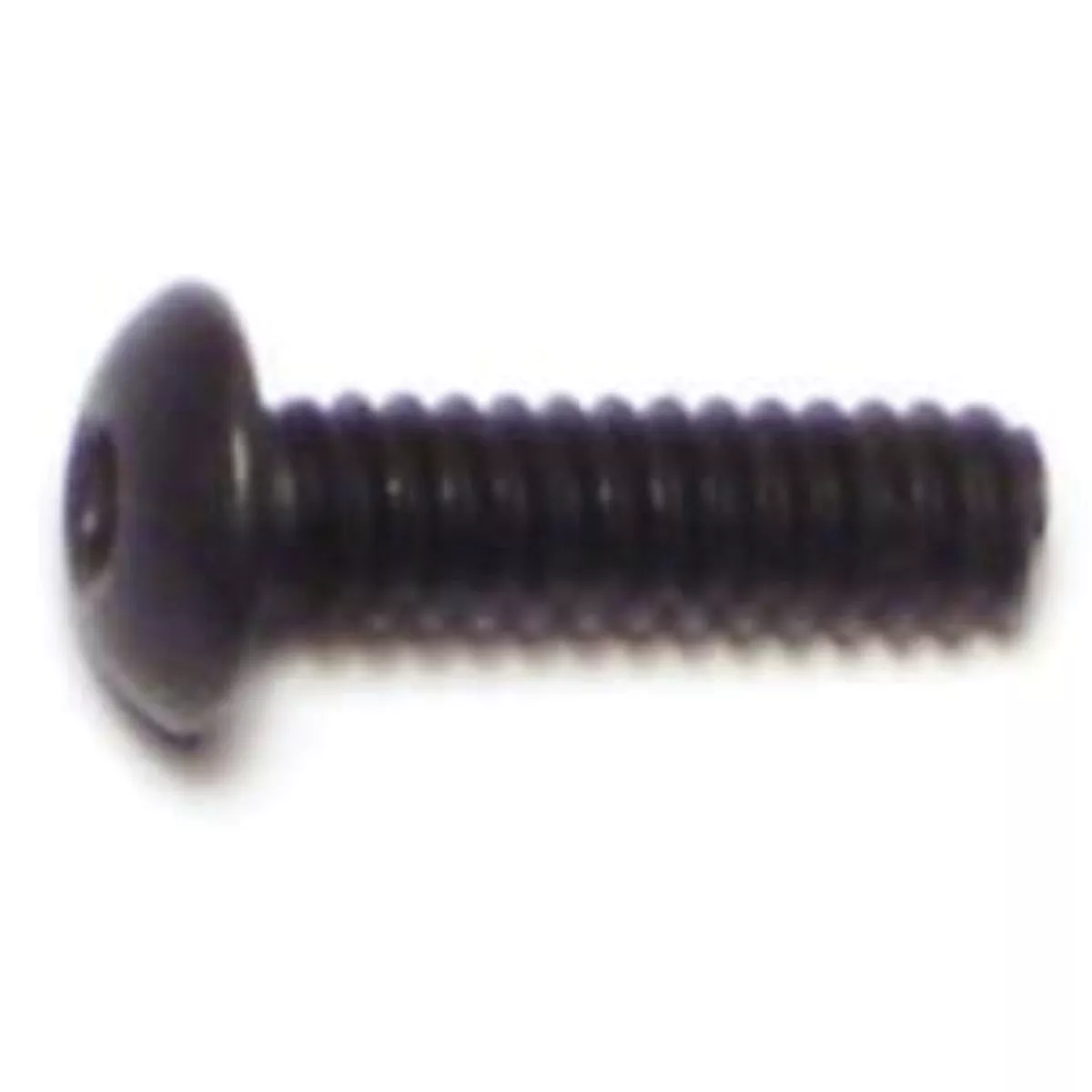 Midwest Fastener #6-32 x 1/2 In. Plain Steel Coarse Thread Button Head Socket Cap Screws