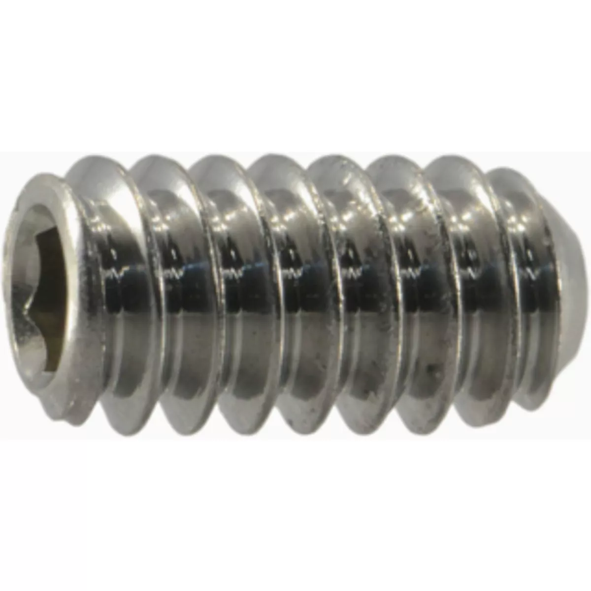 Midwest Fastener #10-24 x 3/8 In. 18-8 Stainless Steel Coarse Thread Hex Socket Headless Set Screws (12 Ct.)-